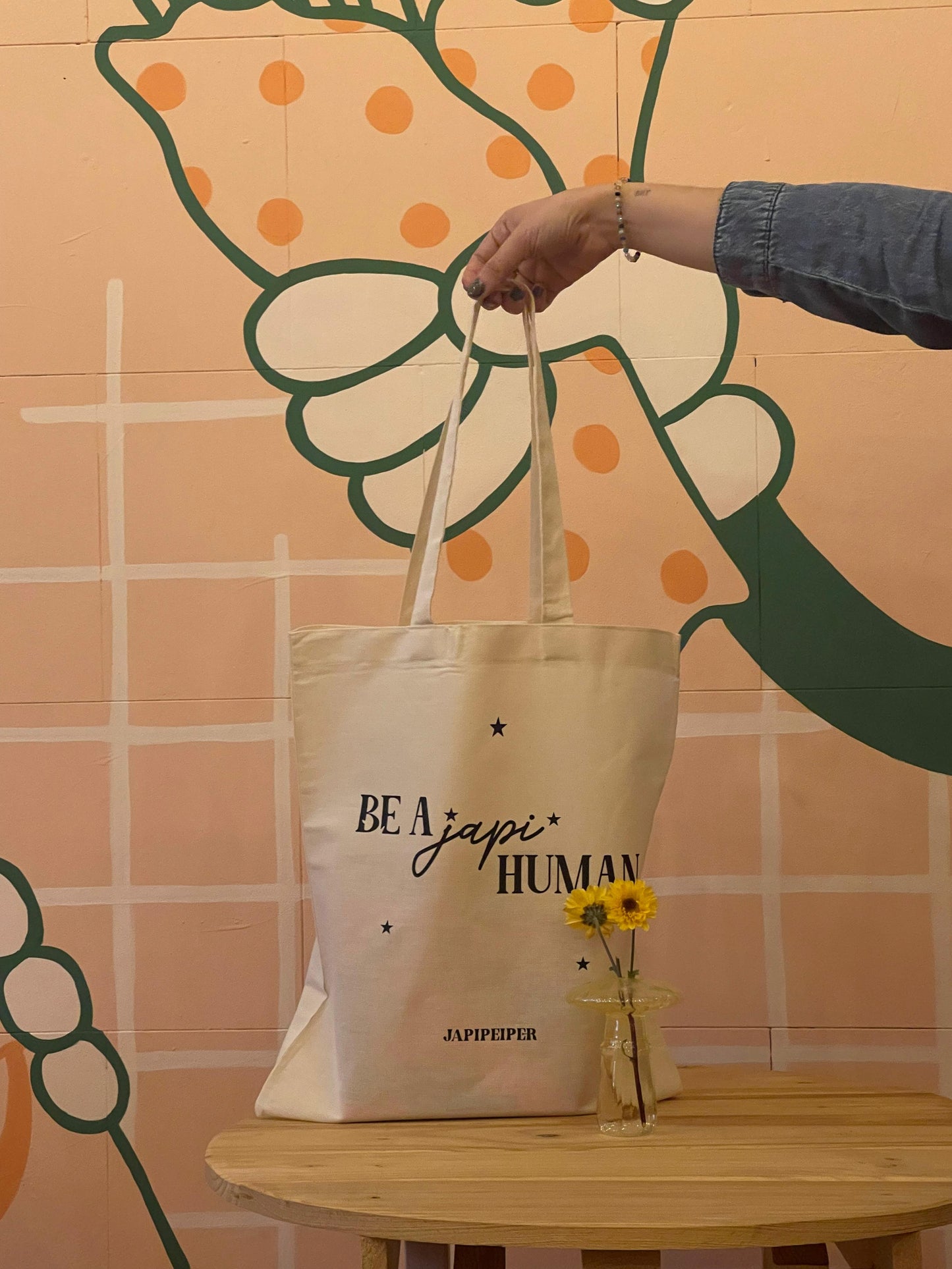 Tote Bag Be a JAPI human