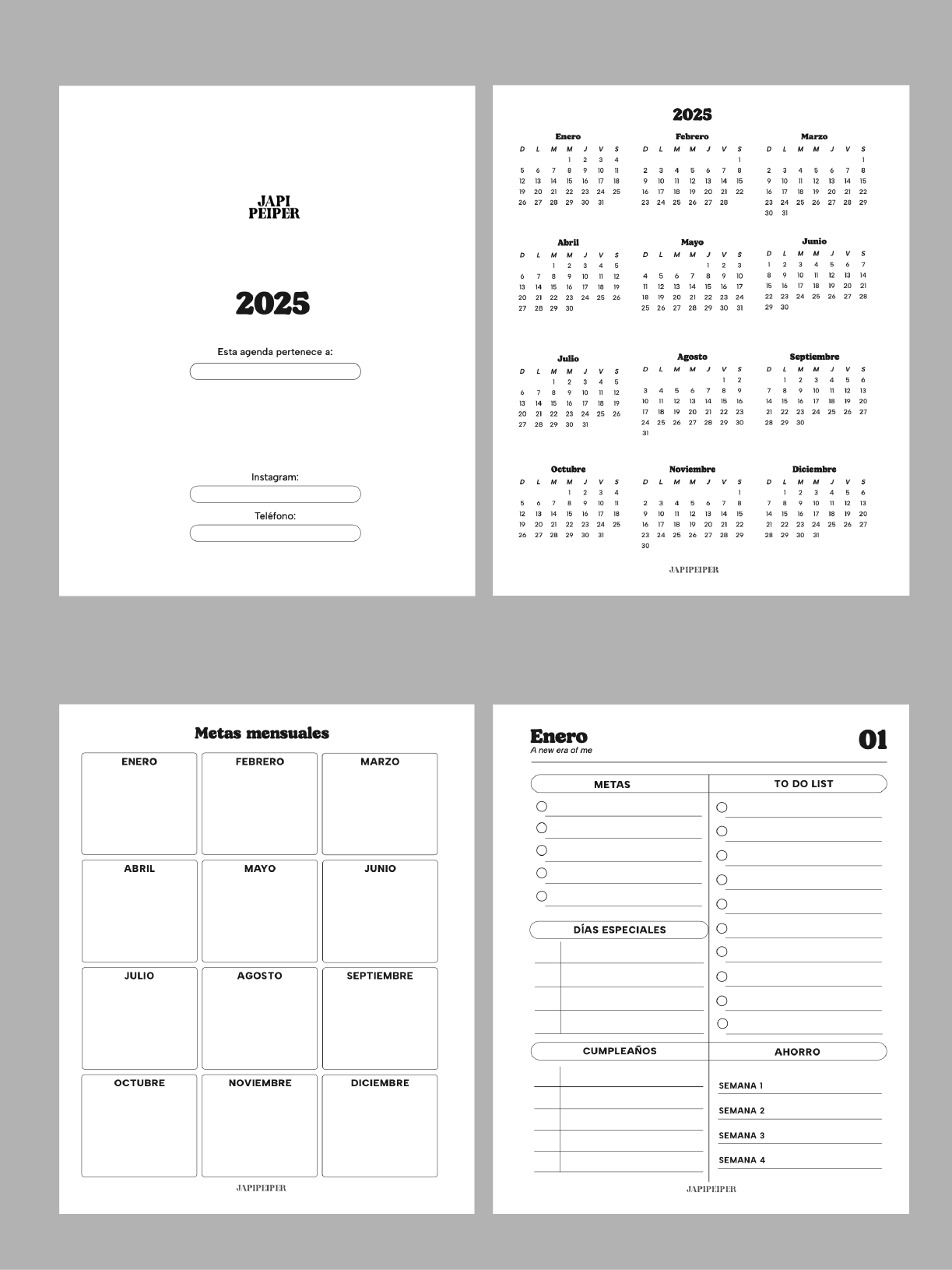 Agenda 2025 PREVENTA manchas
